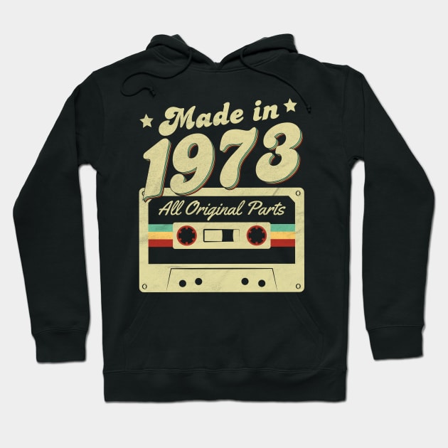 Made in 1973 Hoodie by Cooldruck